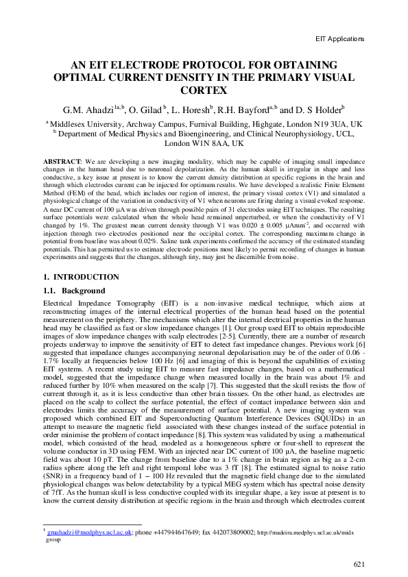 (PDF) An EIT electrode protocol for obtaining optimal current density ...