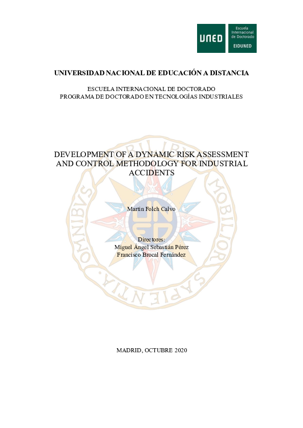 (PDF) Development of a Dynamic Risk Assessment and Control Methodology ...