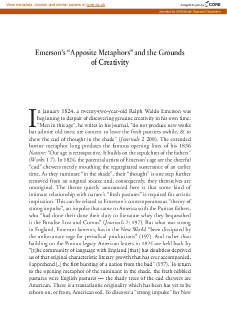 (PDF) Emerson's 