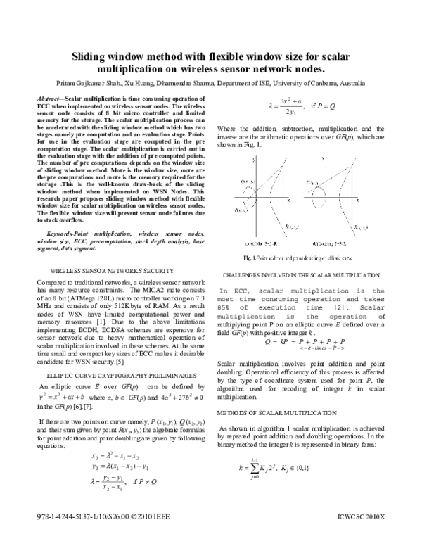 (PDF) Sliding window method with flexible window size for scalar ...
