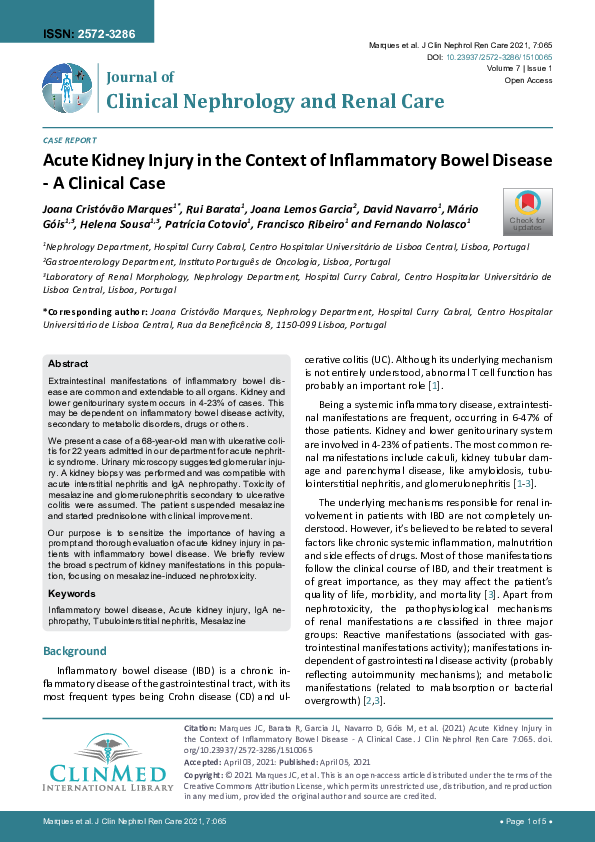 (PDF) Acute Kidney Injury in the Context of Inflammatory Bowel Disease ...