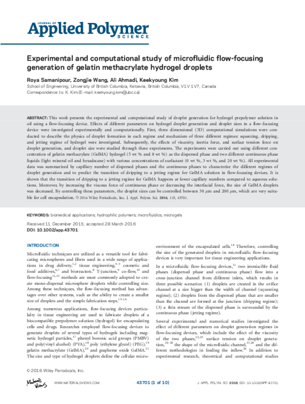 (PDF) Experimental and computational study of the microporous layer and ...