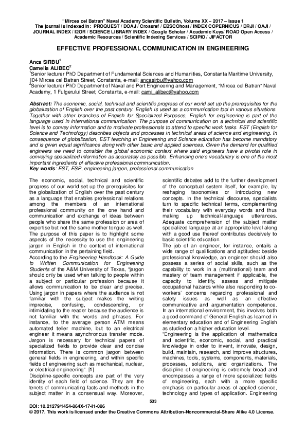 PROFESSIONAL AND TECHNICAL COMMUNICATION FOR SCIENCE AND ENGINEERING visual data 8