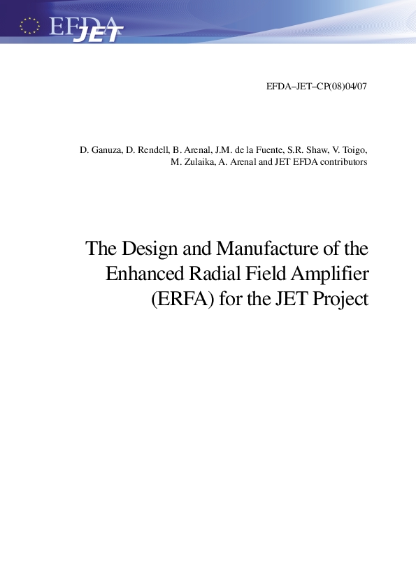 (PDF) The design and manufacture of the enhanced radial field amplifier ...
