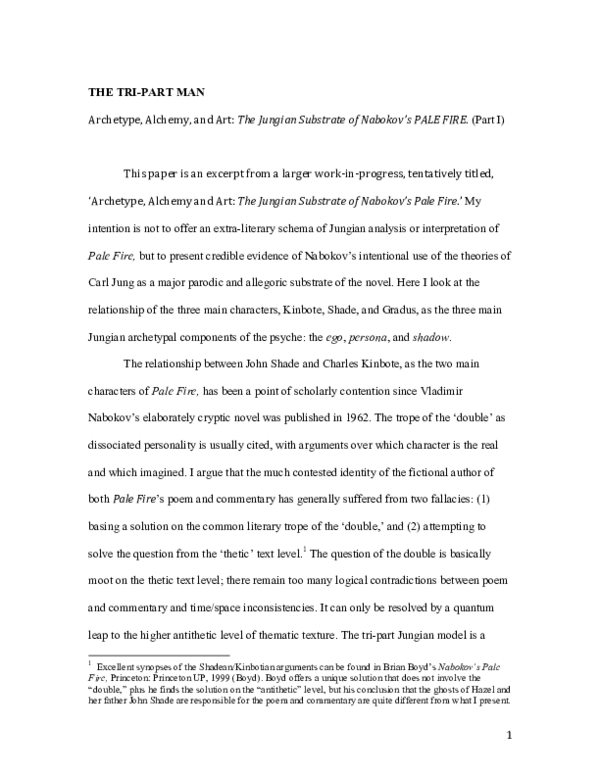 (PDF) The Tri-Part Man:Archetype, Alchemy, and Art: The Jungian ...