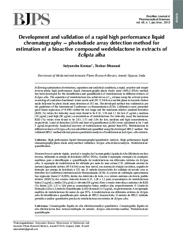 (PDF) Development and validation of a rapid high‐performance thin‐layer ...