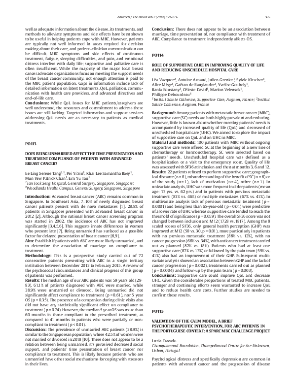 (PDF) Validation of the Calm Model, a Brief Psychotherapeutic ...