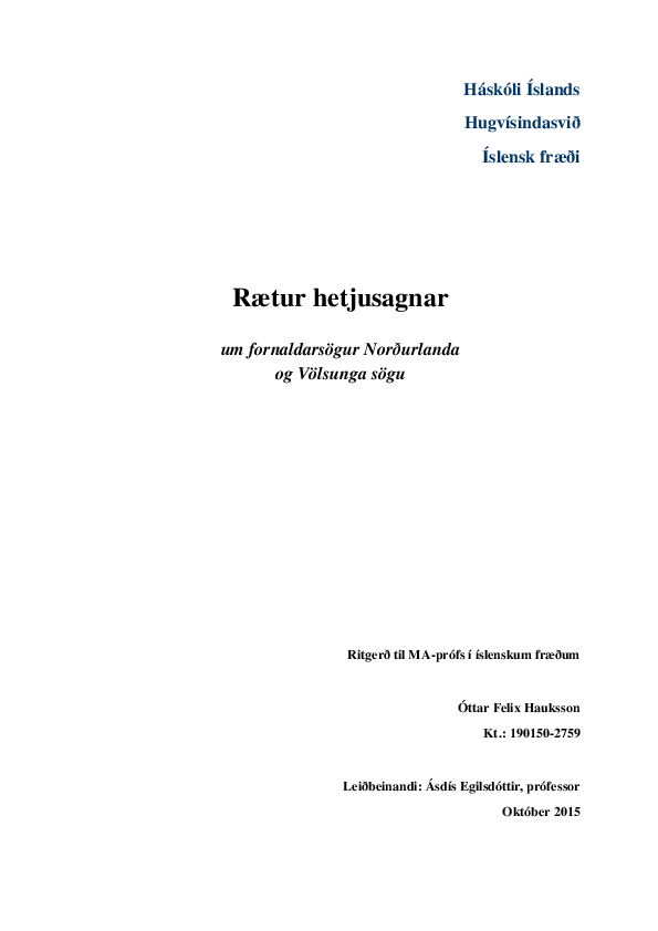 (PDF) Ritgerð til MA-prófs í íslenskum fræðum