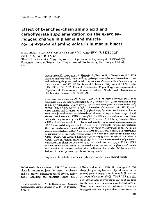 (PDF) Effect of branched-chain amino acid and carbohydrate ...