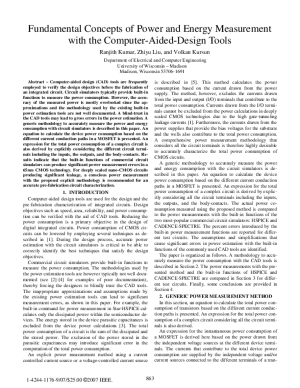 (PDF) Fundamental concepts of power and energy measurement with the ...