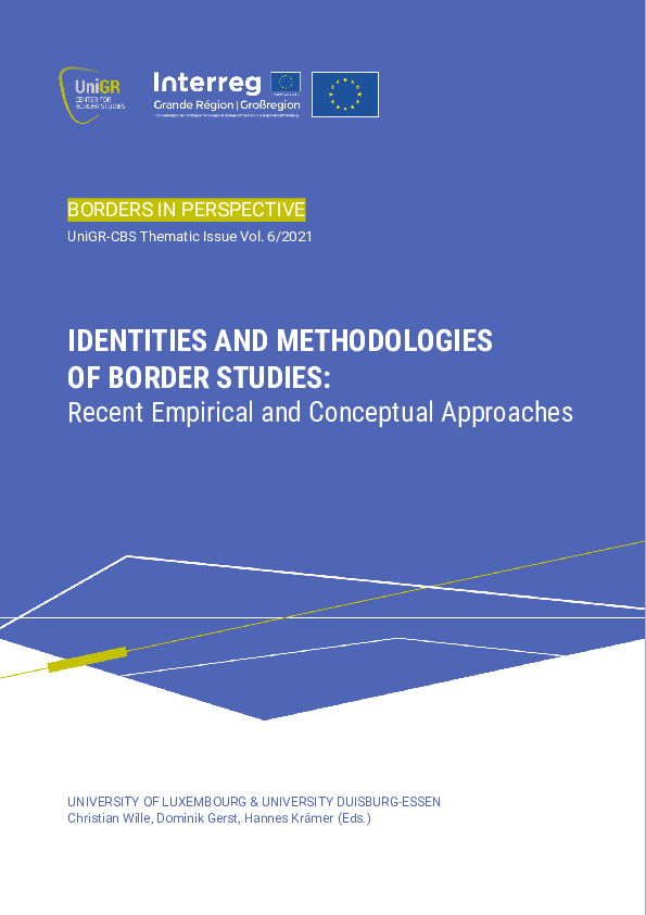 (PDF) Identities and methodologies of Border Studies
