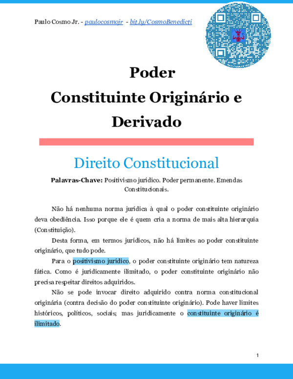 (PDF) Poder Constituinte Originário e Derivado Paulo Cosmo Jr. Academia.edu (PDF) Poder Constituinte Originário e Derivado Paulo Cosmo Jr. Academia.edu