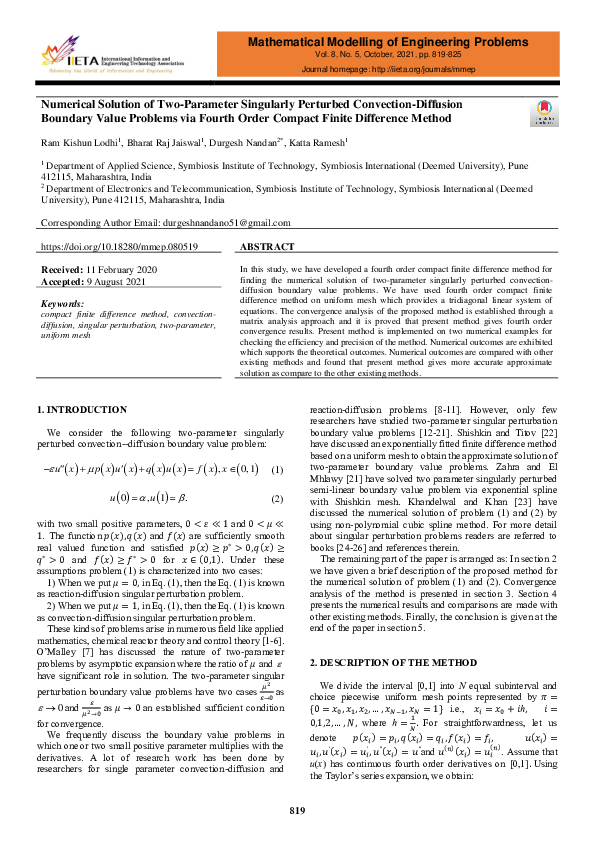 (PDF) Numerical Solution of Two-Parameter Singularly Perturbed ...