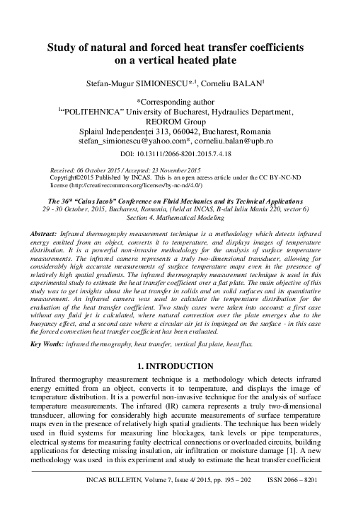(PDF) Study of natural and forced heat transfer coefficients on a ...