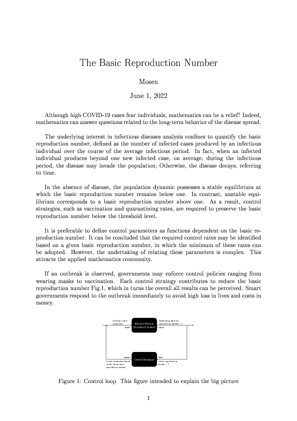 (PDF) The Basic Reproduction Number