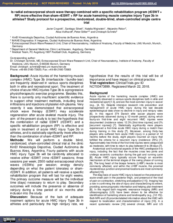 (PDF) Is Radial Extracorporeal Shock Wave Therapy Combined with a ...