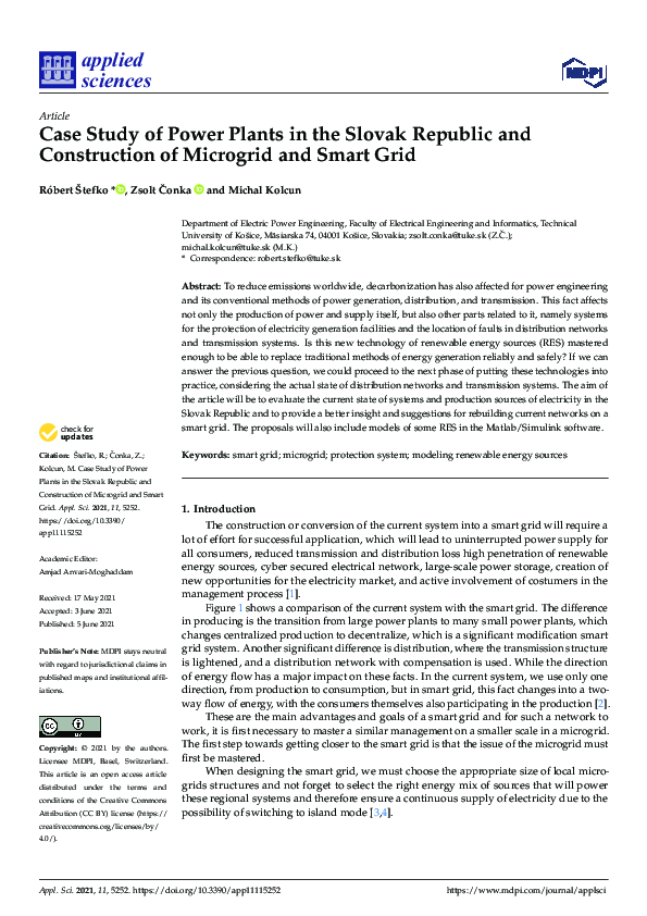 (PDF) Case Study of Power Plants in the Slovak Republic and ...
