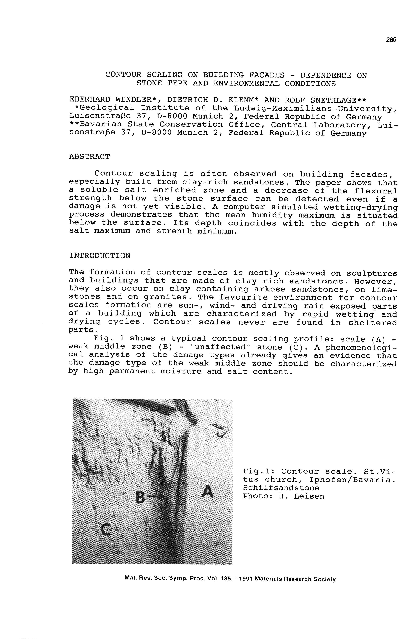(PDF) Contour Scaling on Building Facades - Dependence on Stone Type ...