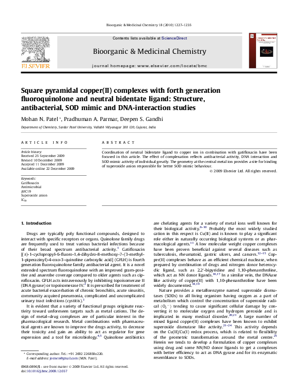 (PDF) Square pyramidal copper(II) complexes with forth generation ...