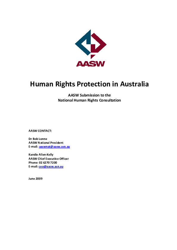 (PDF) Human Rights Protection in Australia