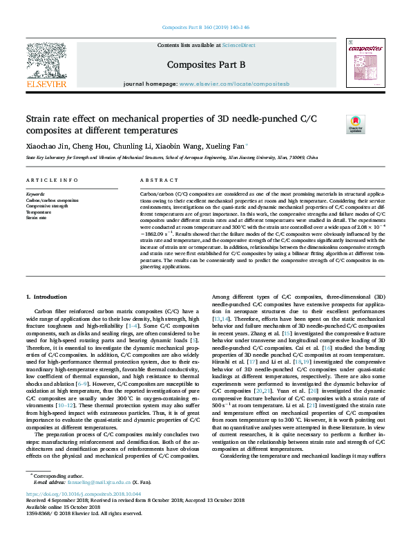 (PDF) Strain Rate Effect on the Mechanical Properties of Recycled Wood ...