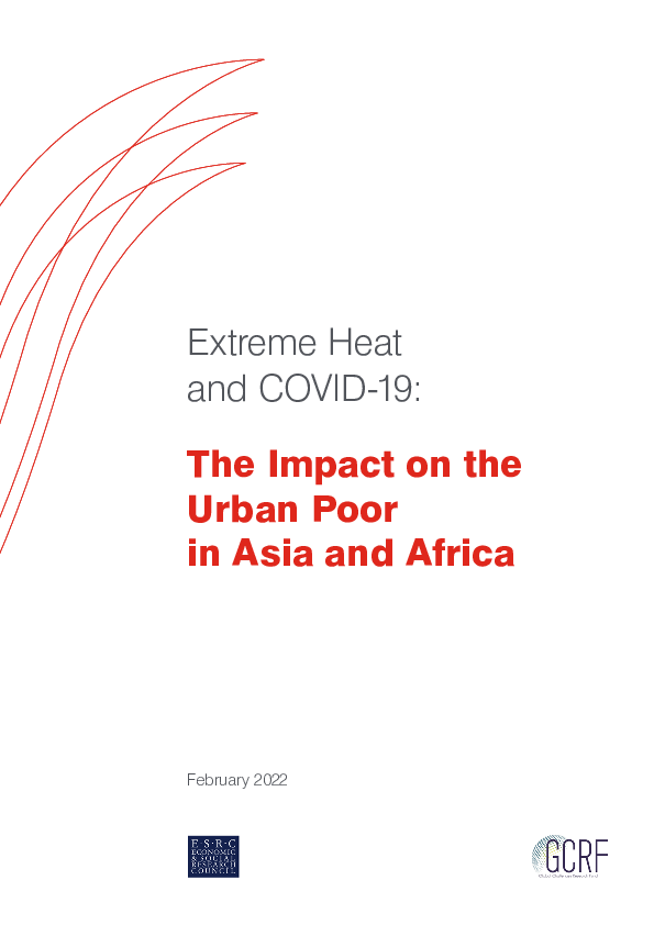 (PDF) Extreme Heat and Covid 19: The Impact on the Urban Poor in Asia ...