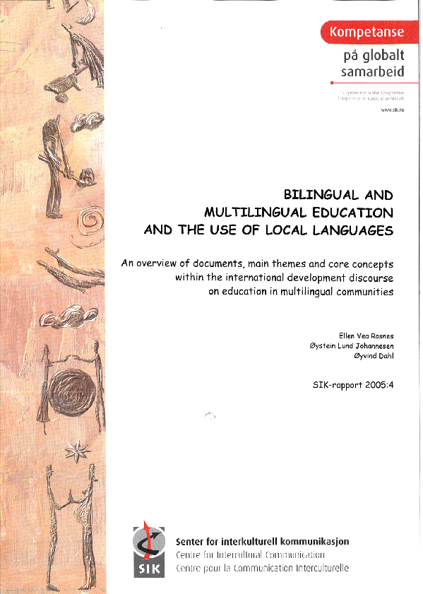 (PDF) Bilingual and multilingual education and the use of local ...