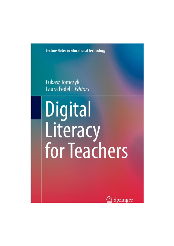 (PDF) Digital Literacy for Teachers