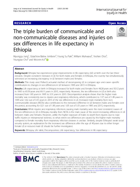 (PDF) The triple burden of communicable and non-communicable diseases ...