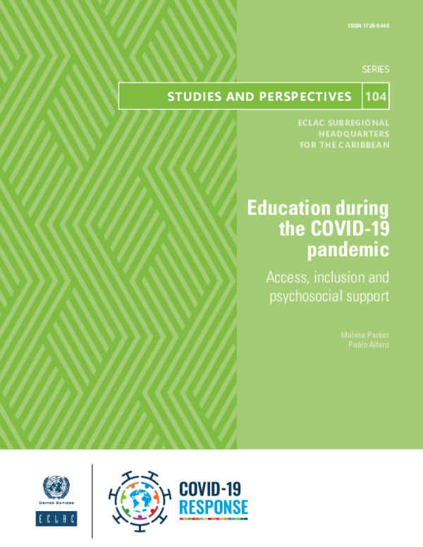 (PDF) Education during the COVID-19 pandemic Access, inclusion and ...