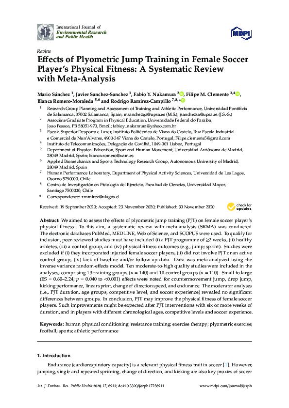 (PDF) Effects of Plyometric Jump Training in Female Soccer Player’s ...