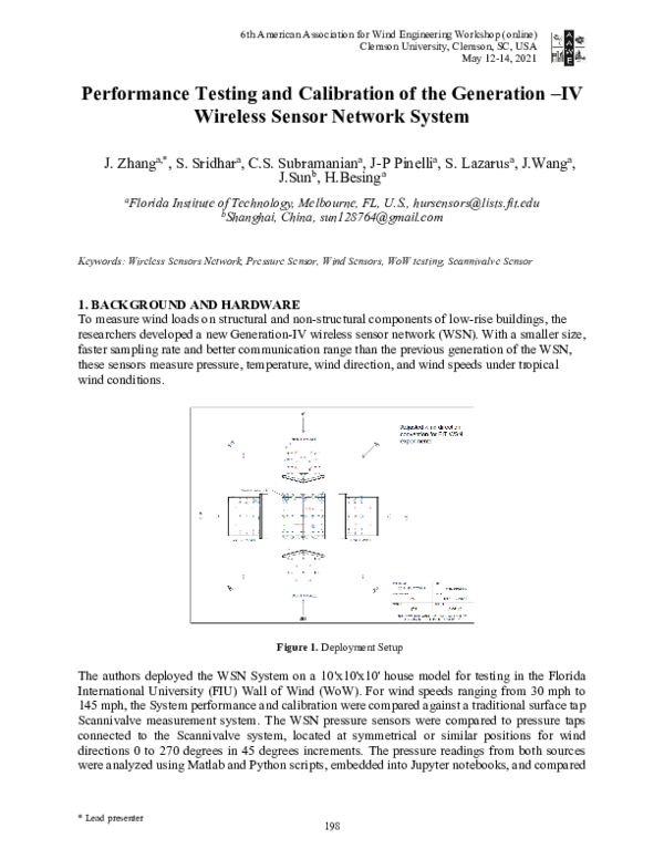 (PDF) Performance Testing and Calibration of the Generation –IV ...