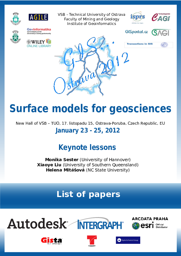 (PDF) Surface Models for Geosciences
