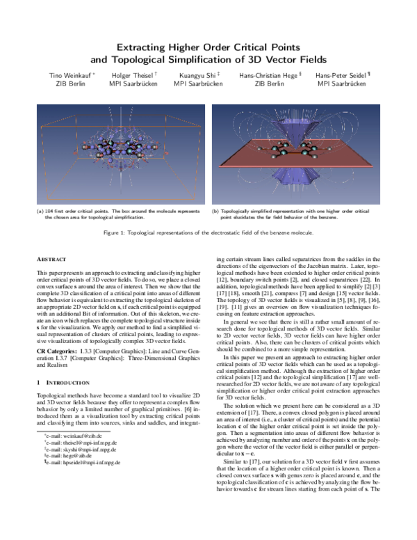 (PDF) Extracting Higher Order Critical Points and Topological ...