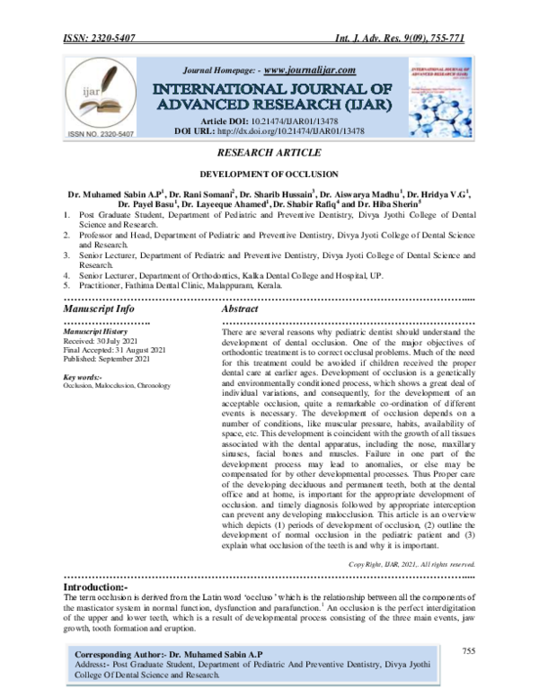 pdf-development-of-occlusion-sharib-hussain-academia-edu