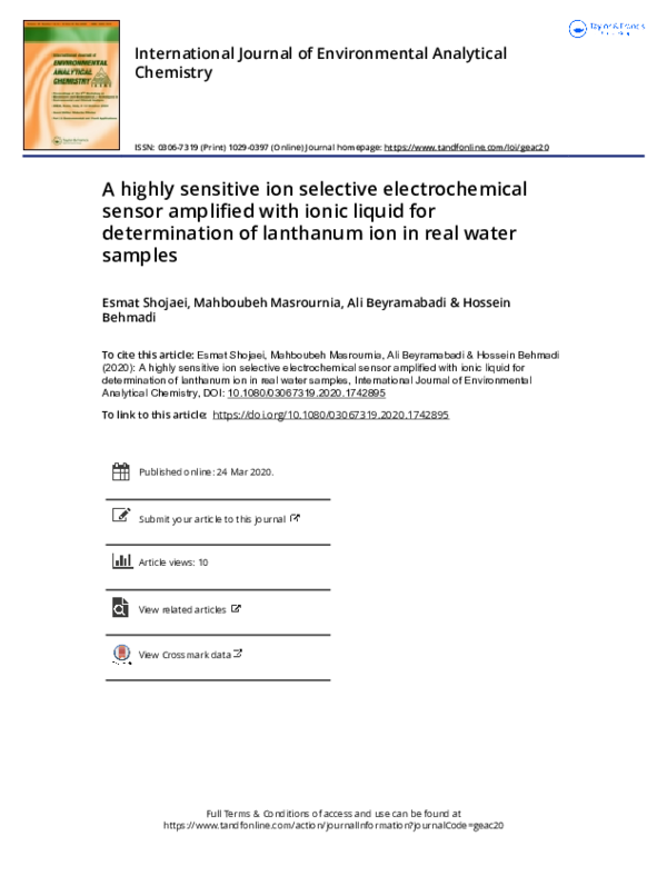 (PDF) A highly sensitive ion selective electrochemical sensor amplified ...