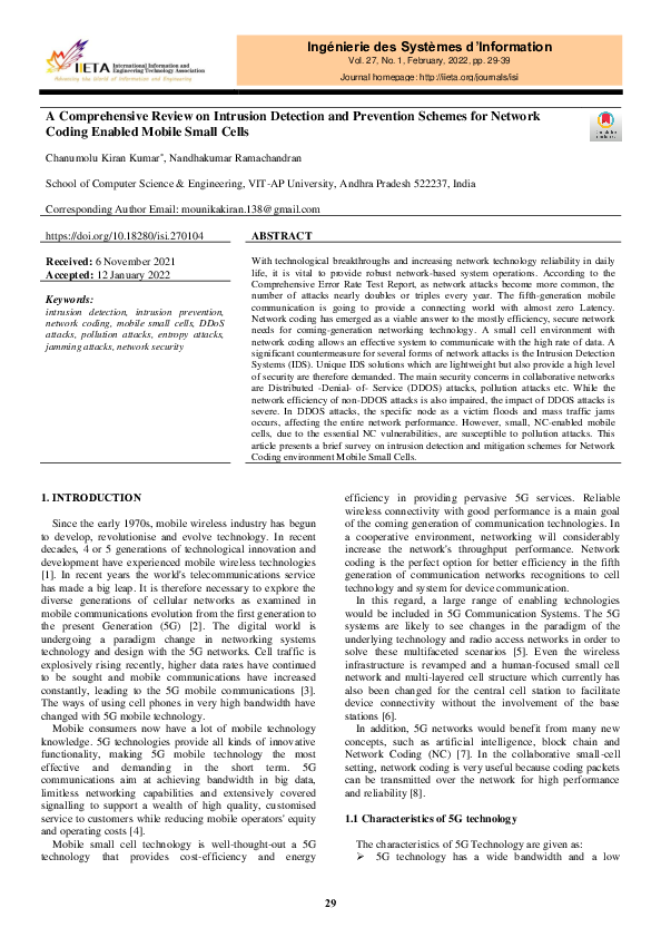 (PDF) A Comprehensive Review on Intrusion Detection and Prevention ...