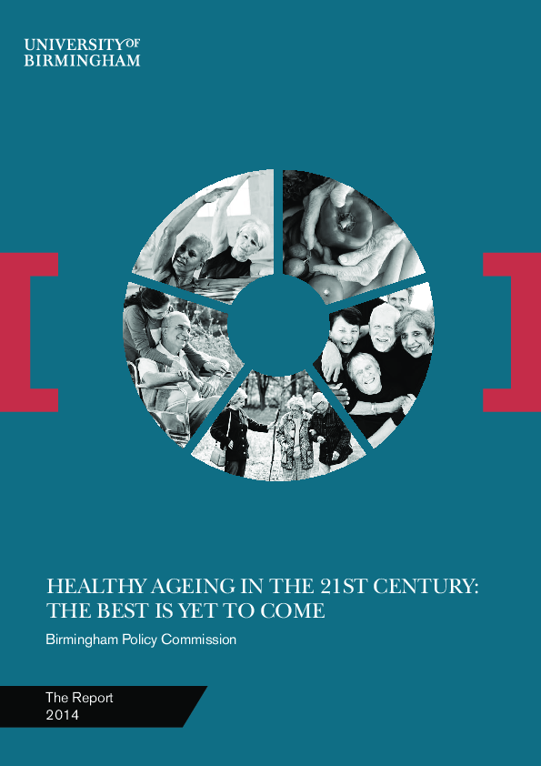 (PDF) Healthy ageing in the 21st century : the best is yet to come