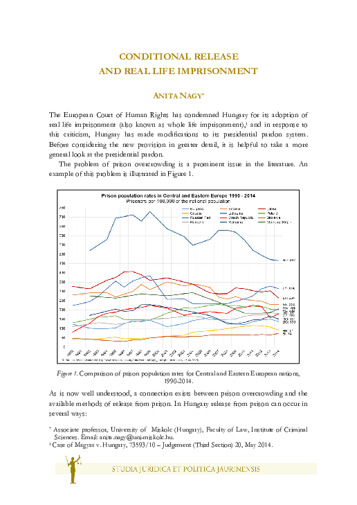 (PDF) Conditional release and real life imprisonment