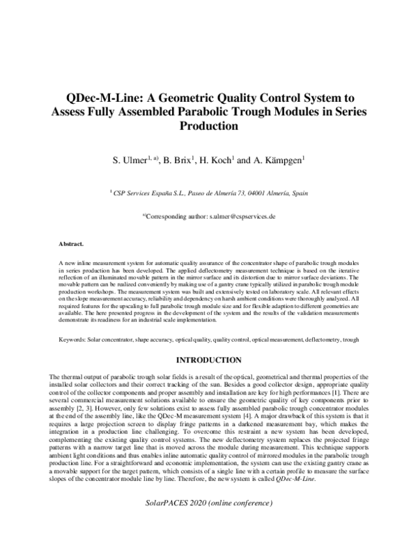 (PDF) QDec-M-Line: A geometric quality control system to assess fully ...