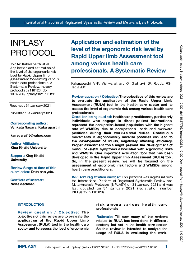  pdf application and estimation of the level of the ergonomic risk