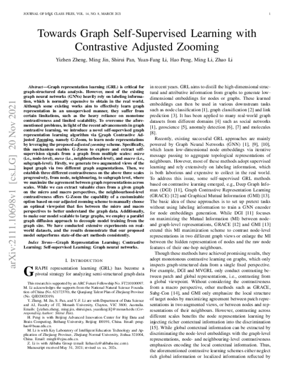 (PDF) Towards Graph Self-Supervised Learning with Contrastive Adjusted ...