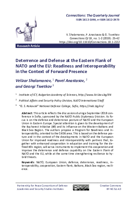 (PDF) Deterrence and Defense at the Eastern Flank of NATO and the EU ...