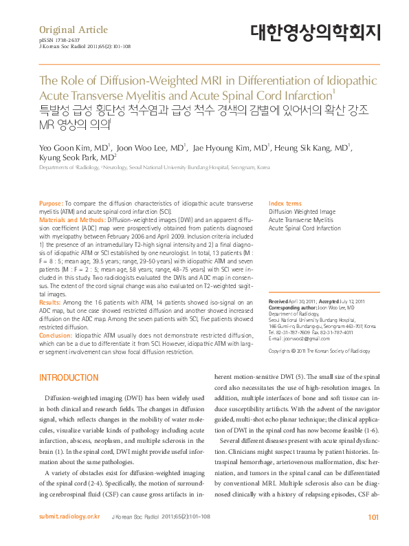 (PDF) Role of diffusion-weighted MRI in differentiation of hepatic ...