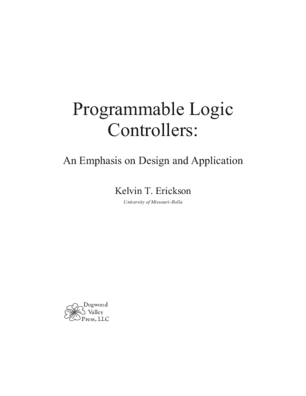 (PDF) Programmable Logic Controllers An Emphasis on Design and