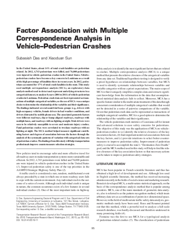 (PDF) Factor Association with Multiple Correspondence Analysis in ...