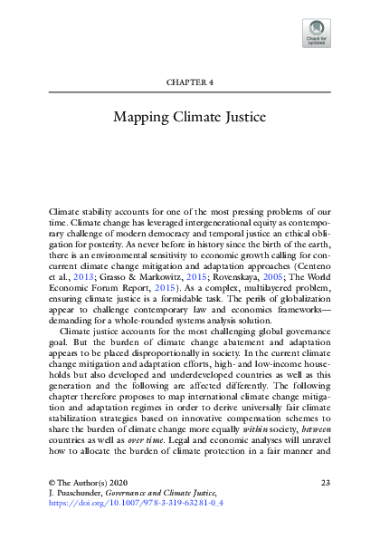 (PDF) Mapping Climate Justice