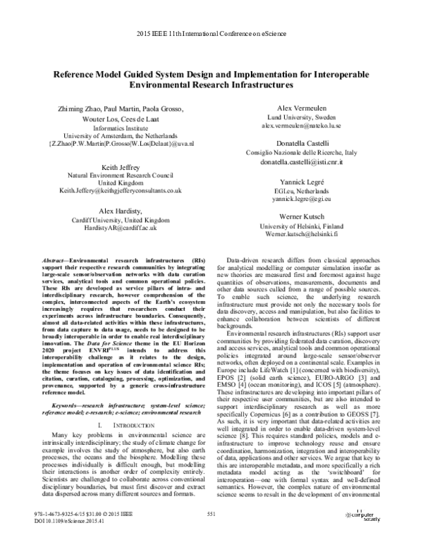 (PDF) Reference Model Guided System Design and Implementation for ...