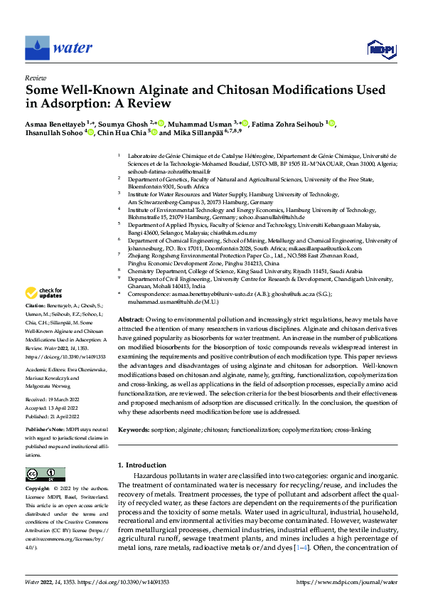 (PDF) Some Well-Known Alginate and Chitosan Modifications Used in ...