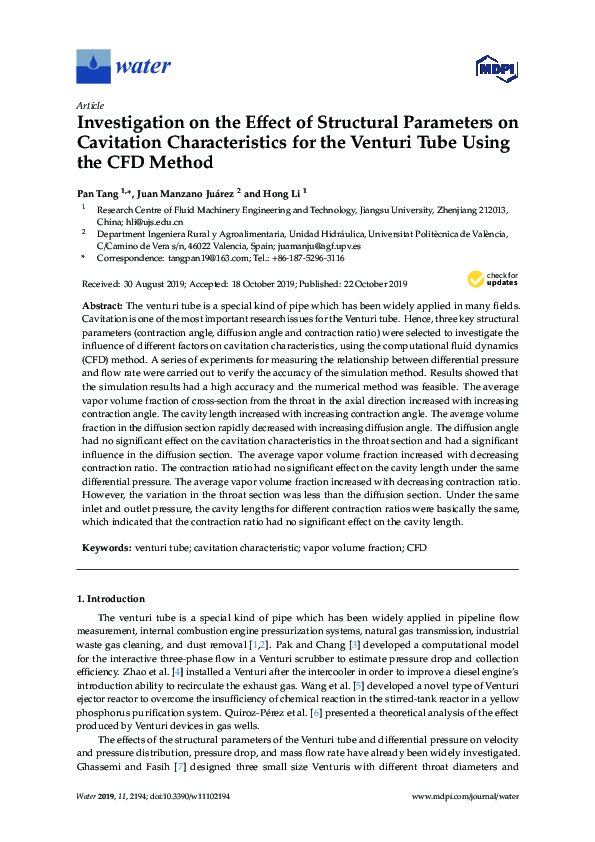 (PDF) Investigation on the Effect of Structural Parameters on ...